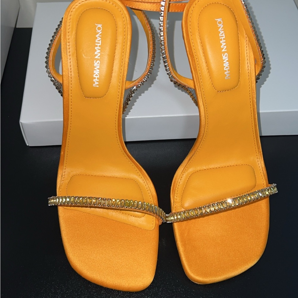 Jonathan Simkhai Luxon Crystal Heeled Sandals